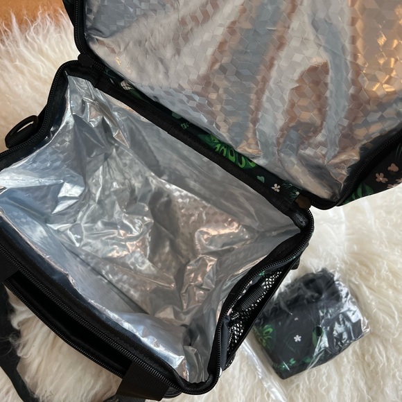 NWT 14 L Large Lunch Bag Floral Print - Picture 6 of 11